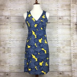 Boden Blue and Yellow Floral Sun Dress US Sz. 6